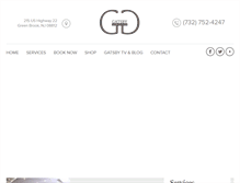 Tablet Screenshot of gatsbysalon.com